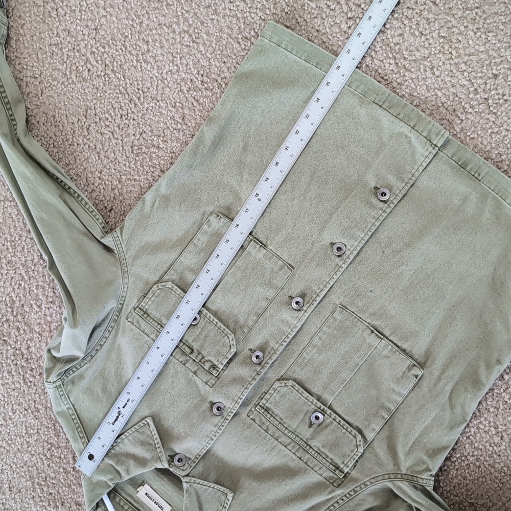 Taylor Stitch Olive Green Lightweight Shirt Jacket - Picture 6 of 10